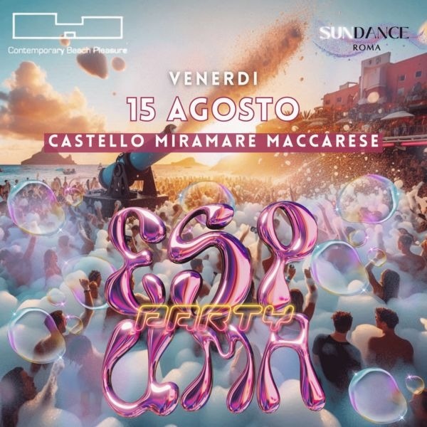 Schiuma Party al Castello di Miramare