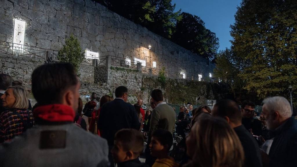 Muraglione del Tevere con Luminis