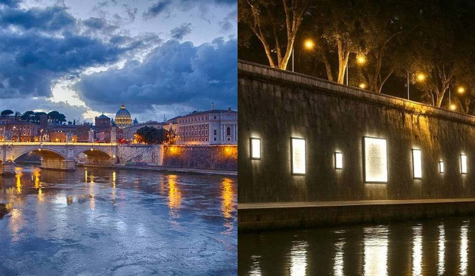 Nur noch zwei Nächte, um Luminis zu entdecken: die leuchtenden Rahmen, die den Tiber erhellen (freier Eintritt)
