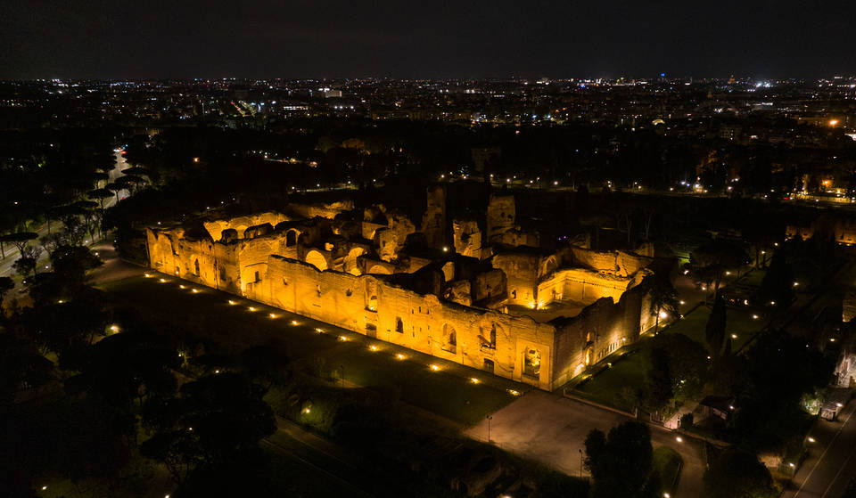 Die Caracalla-Thermen öffnen ihre Pforten für abendliche Besuche im Herbst für 20 Euro. Bis zum 2. November