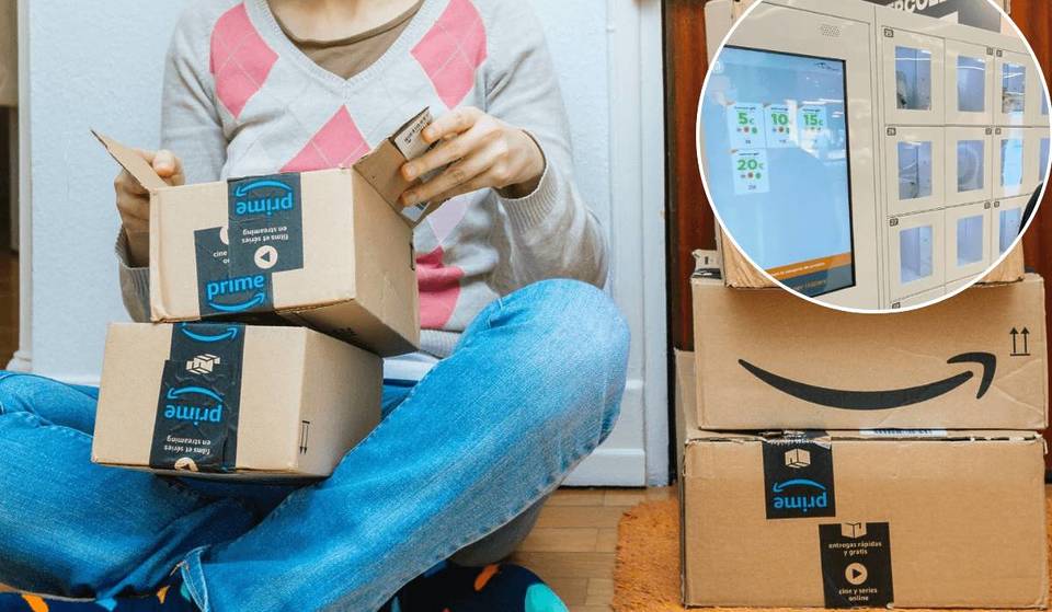 En este lugar hay una taquilla que vende paquetes perdidos o devueltos de Amazon a partir de 5 €.