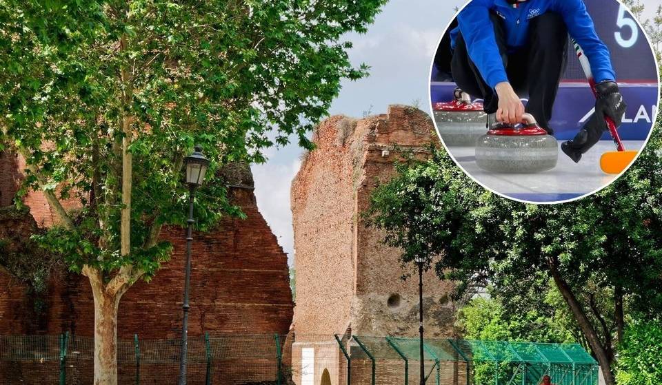 Die Curling-Revolution in Colle Oppio: Bald können sich die Römer auf der einzigen eisfreien Bahn, die immer geöffnet ist, im beliebtesten Wintersport messen.