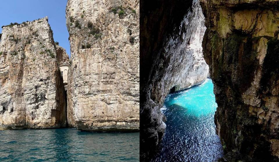 La “Grotta Azzurra” del Lazio si trova a due ore da Roma e si raggiunge via mare o a piedi (era un rifugio per i pirati)