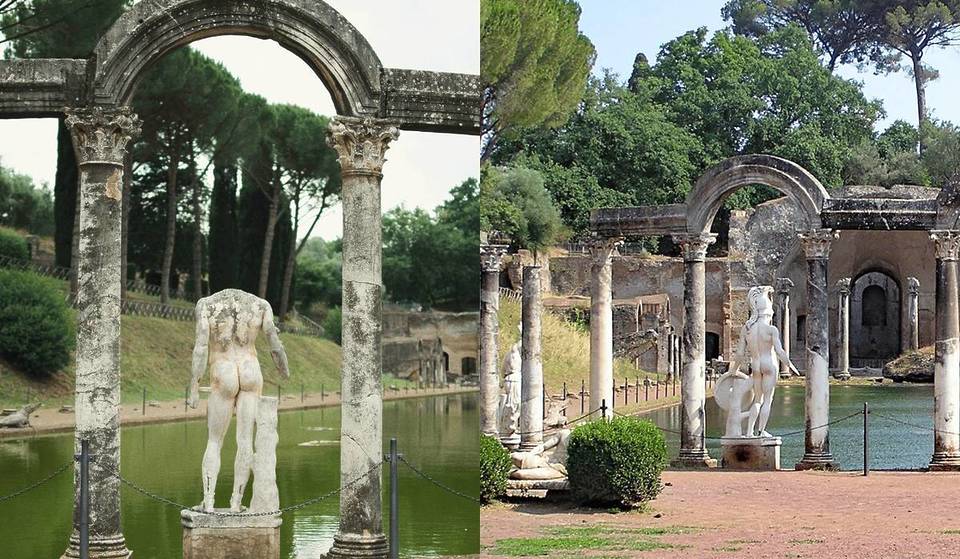 30 km von Rom entfernt liegt die monumentale Residenz des Kaisers Hadrian, seit 1999 UNESCO-Weltkulturerbe
