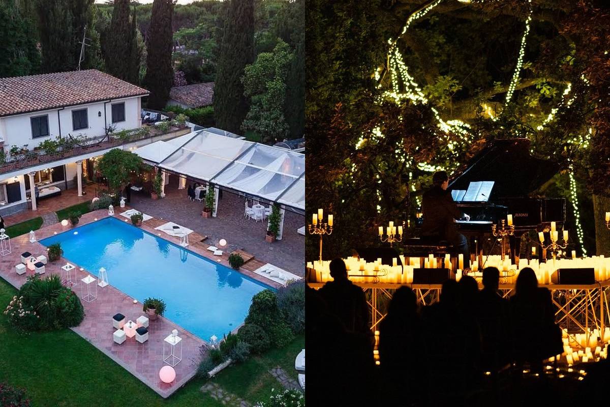 Villa Appia è la location all'interno del parco archeologico patrimonio UNESCO che ospita concerti Candlelight