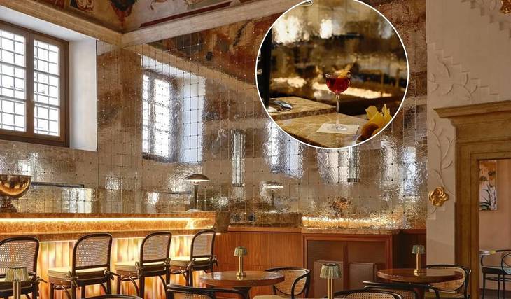 A un paso de la Fontana di Trevi hay un bar-museo, uno de los más bonitos del mundo, donde tomar el aperitivo