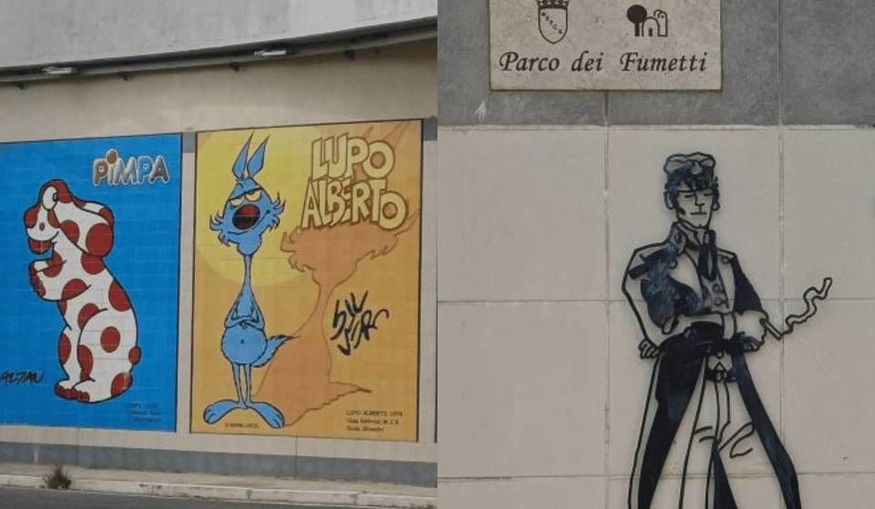 Es sieht aus wie ein Popkultur-Festival, ist aber ein Wohnviertel im Süden Roms: Hier ist das Viertel, das den Comics gewidmet ist, mit Häusern für weniger als 4.000 Euro pro Quadratmeter