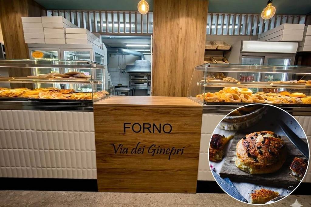 Zozzone’s counter with pastries