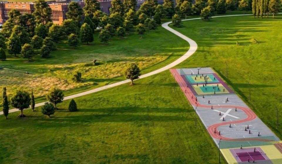 A Roma Est la pista del primo aeroporto d’Italia è diventata una palestra gratis lunga 350 metri