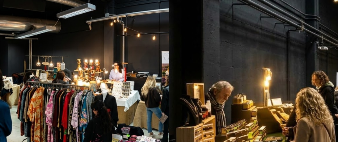 O The Green Market chega à Hacienda, em Roma, com 50 expositores; no dia 25 de outubro, oferece 10 horas de workshops e aulas de swing com entrada a doação livre