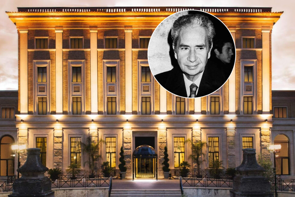 © TH Roma - Carpegna Palace Hotel e ritratto di Aldo Moro
