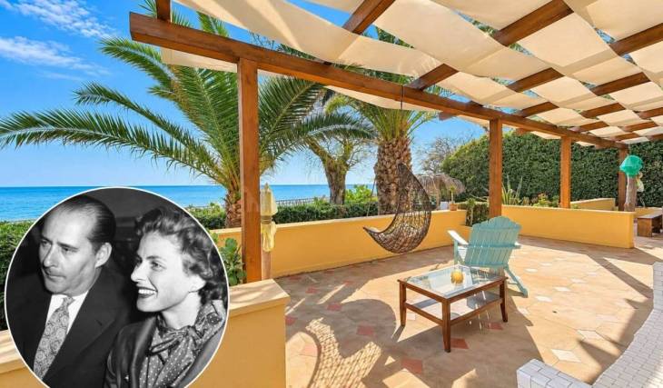 Sul lungomare di Santa Marinella, è stata listata la celebre villa estiva appartenuta a Roberto Rossellini e Ingrid Bergman; la storica residenza affacciata direttamente sul mare è attualmente sul mercato per 1.100.000 euro