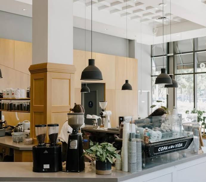 inside a coffee shop