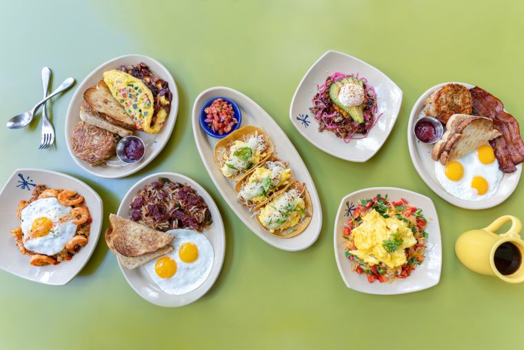 breakfast foods at an eatery in Hillcrest in San Diego