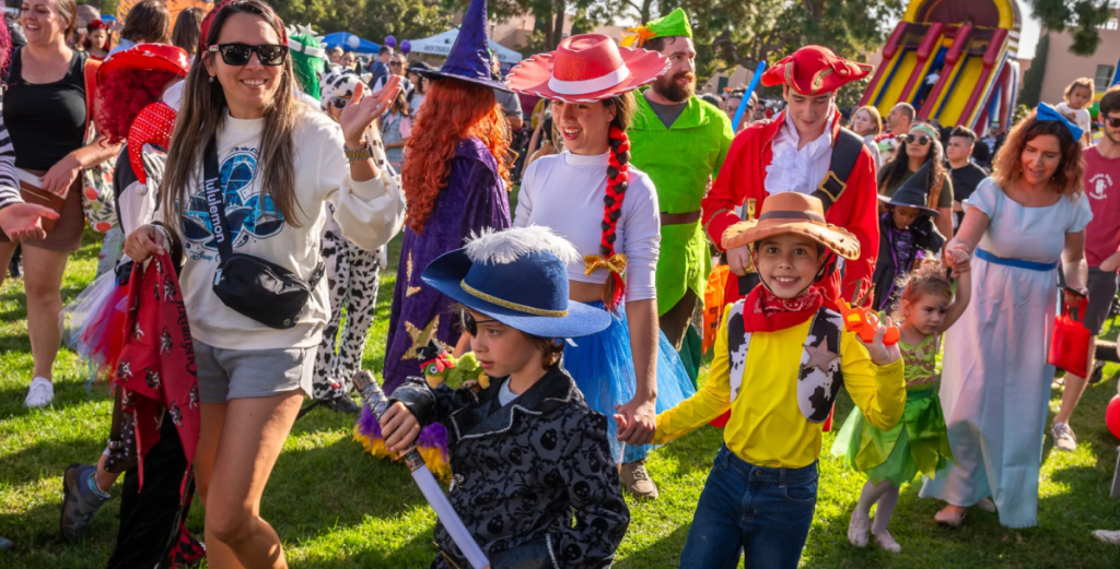 kids at a Halloween party