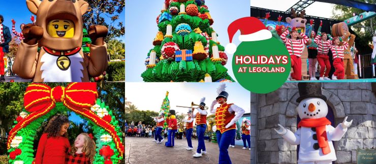 families celebrating Christmas in San Diego