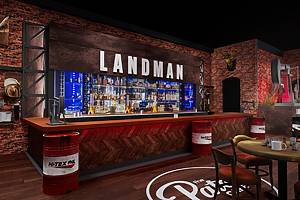 Renderings of the Paramount+ Lodge pop-up