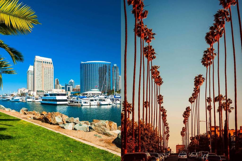 San Diego y Los Ángeles