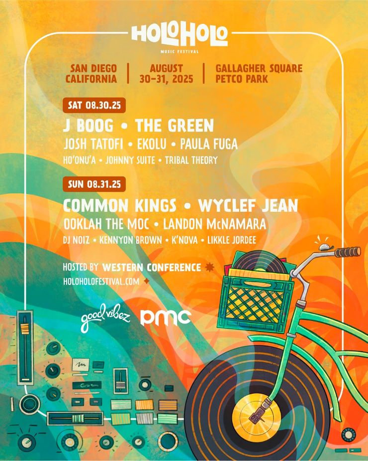 San Diego line-up for Holo Holo festival