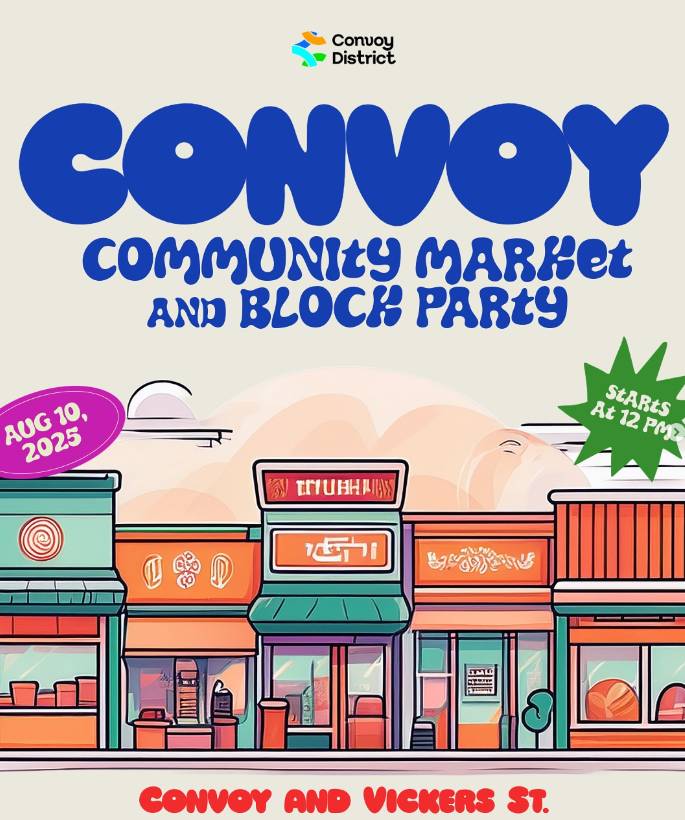 flyer for Convoy Korean Street Market