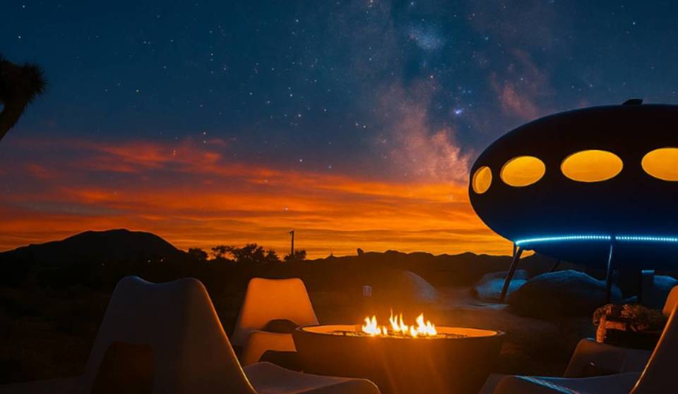 Duerme dentro de un ovni en el desierto: esta escapada surrealista a Joshua Tree es la escapada de fin de semana perfecta, a solo 3 horas de San Diego