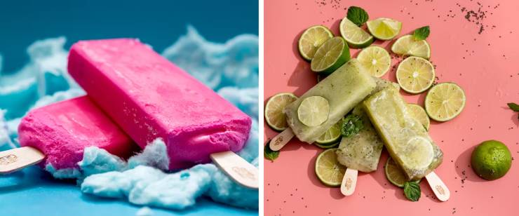 popsicles from a San Diego shop