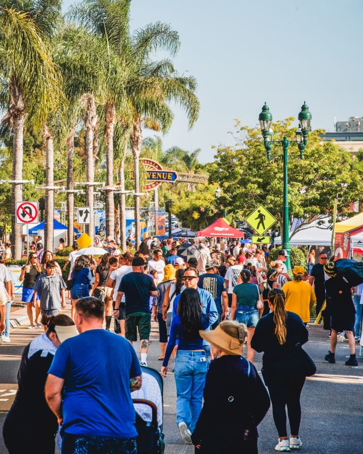 people at a lemon festival in Chula Vista