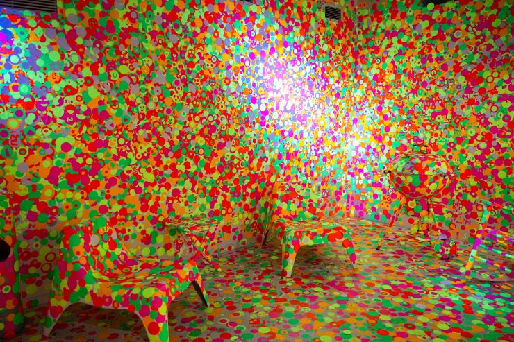 colorful room at a museum