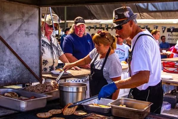 people celebrating Oktoberfest