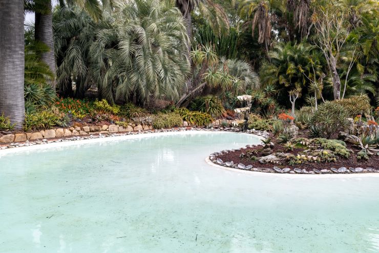 water garden at Ganna Walska Lotusland