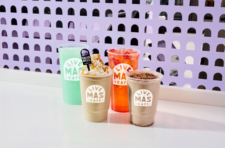 beverages at Taco Bell Cafe