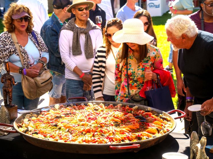 people at a food and wine festival in San Diego