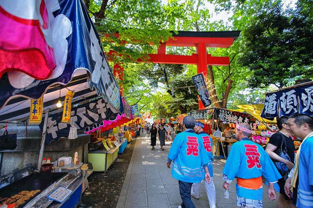 Festival japonés en Tokio