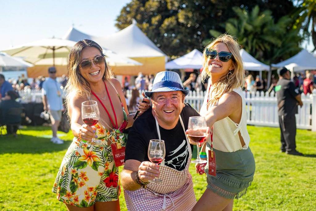 people having fun at the San Diego Food and Wine Festival