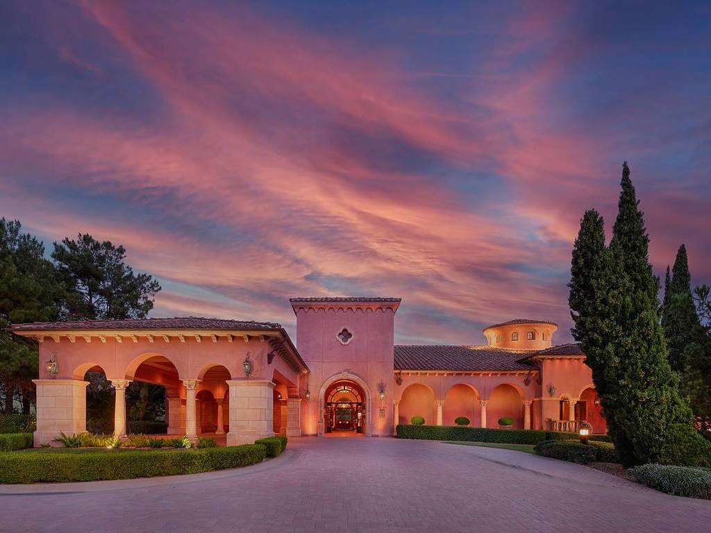 Addison Michelin starred restaurant in San Diego at dawn