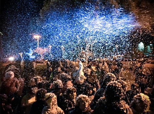 Poway winter festival in January