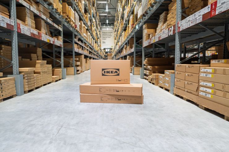 IKEA box in store