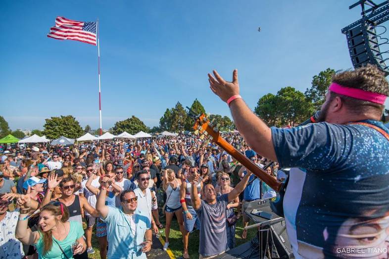 people at live concert having fun