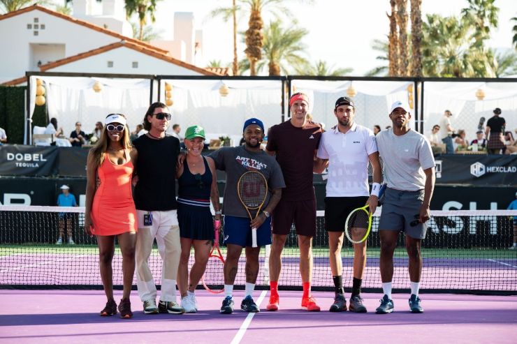 tennis players and celebrities