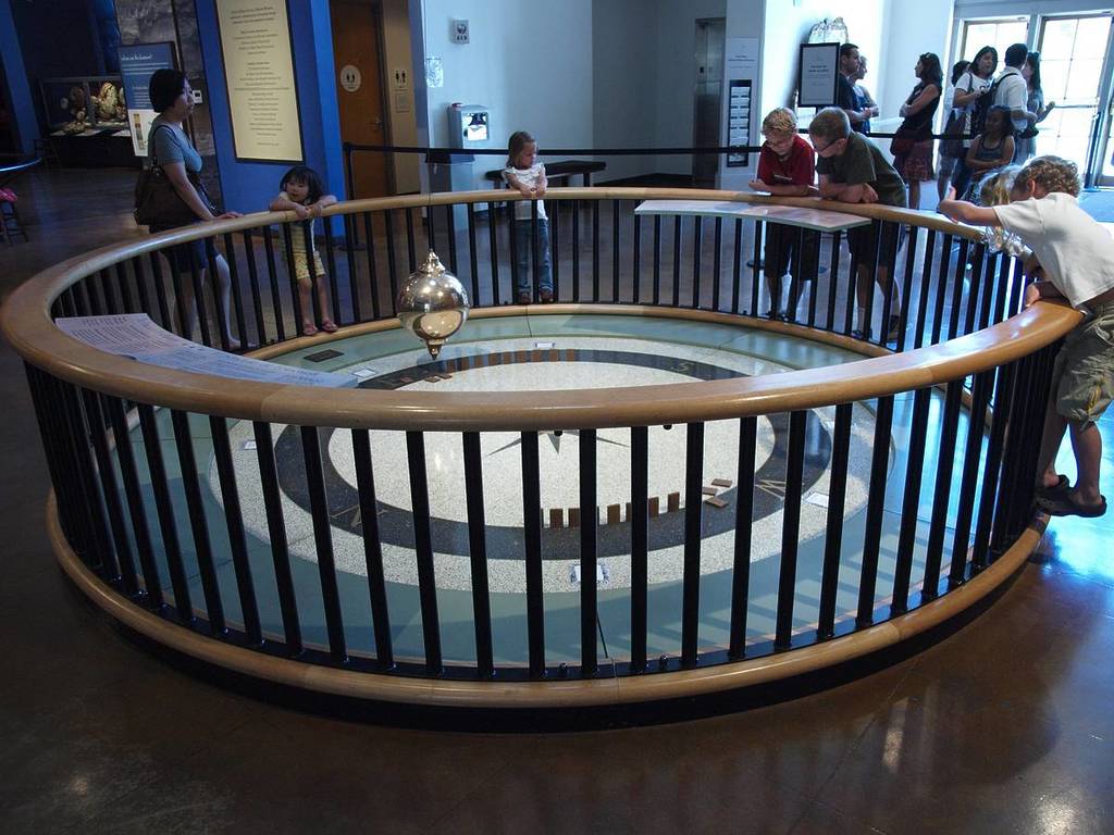 The Foucalt Pendulum at The San Diego Natural History Museum.