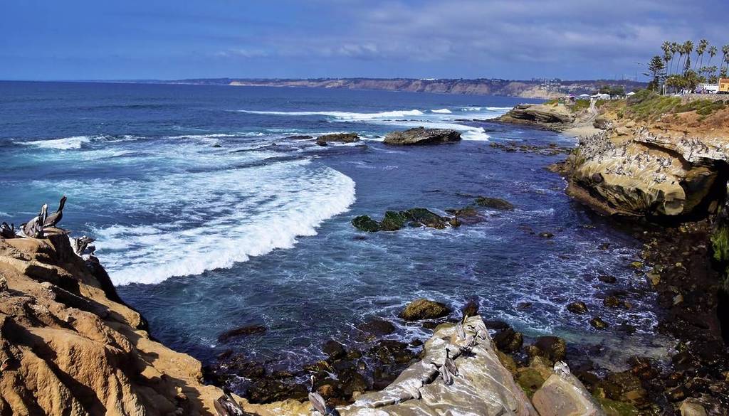 waves at La Jolla California