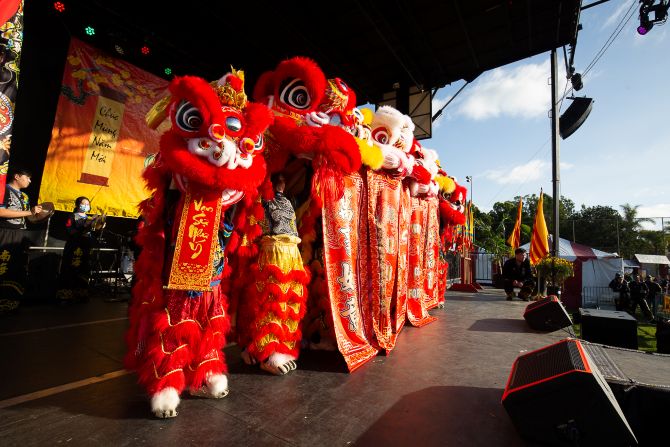 Lunar New Year performance in San Diego