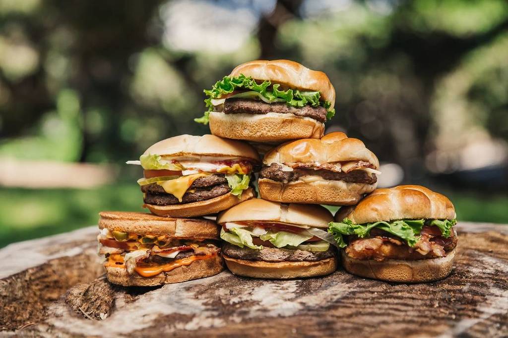 burgers from Jack in the Box