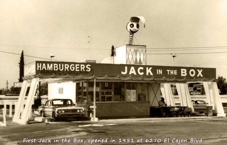 old photo of the original Jack in the Box