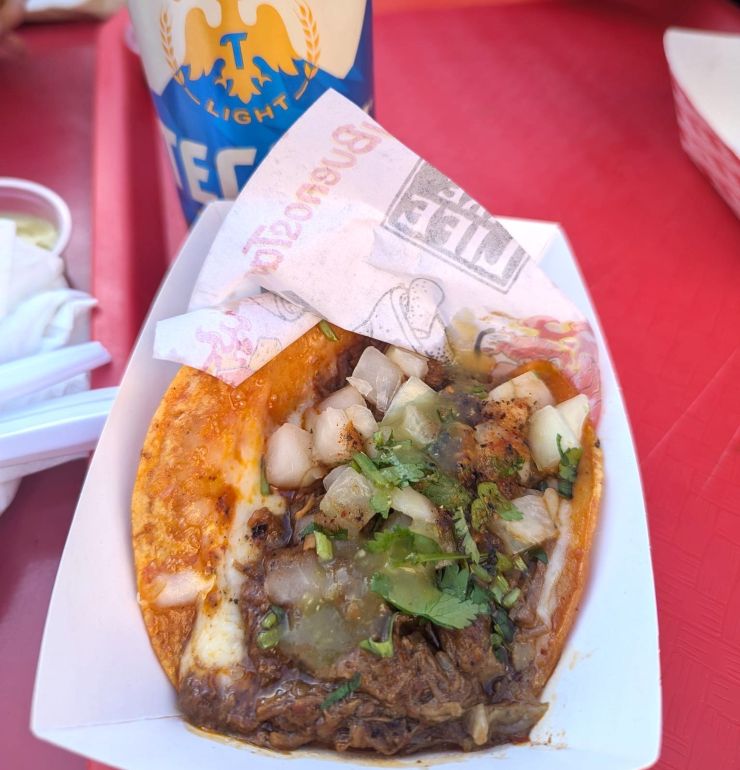 birria taco in Downtown San Diego