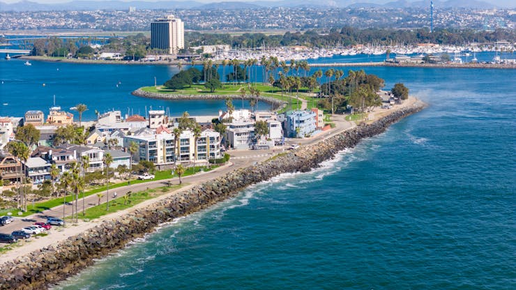 San Diego seen from above