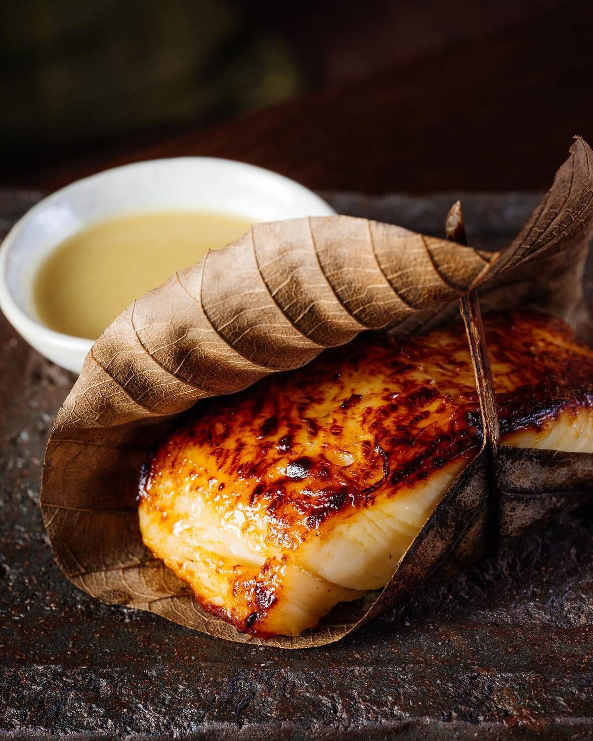 fish dish at Zuma Japanese restaurant