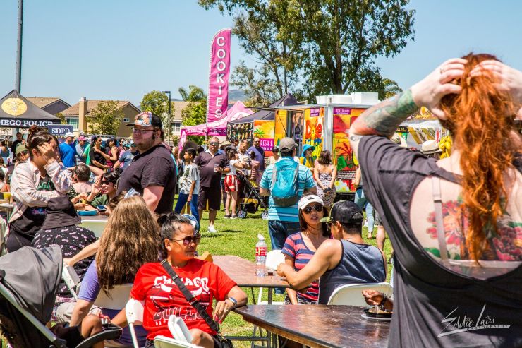 people at a cultural festival in San Diego