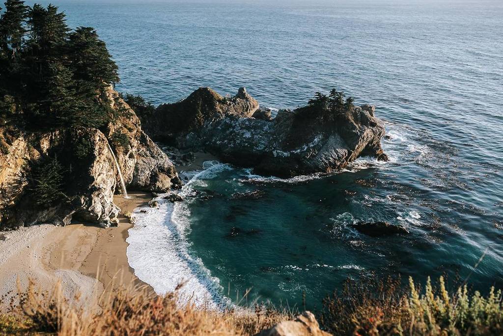 Big Sur tidefall