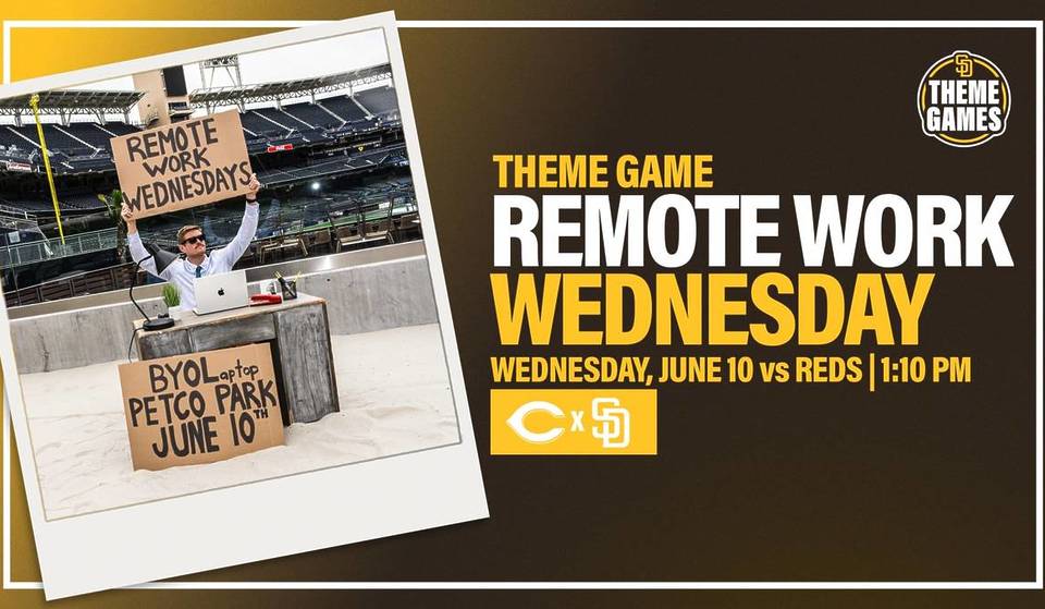 The Padres are rolling out $34 tickets for ‘Remote Work Wednesday’ at Petco Park, including free Wi-Fi and $10 in Friar Funds